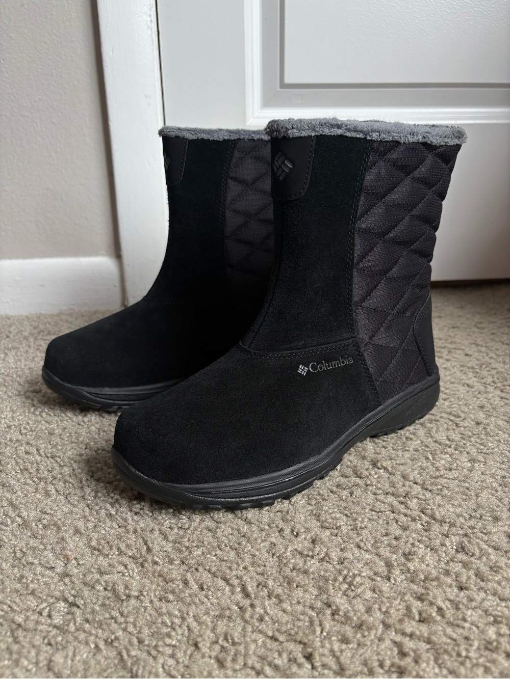 Columbia Waterproof Mid-Calf Snow Boots Black Women's US 8 EU 39 BL5217-010